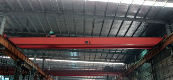 China OEM Double Girder Overhead Bridge Cranes With Hydraulic Brake factory