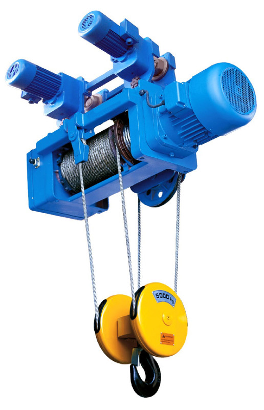 CD / MD Type Electric Wire Rope Crane Hoist With Lifting Capacity 0.5