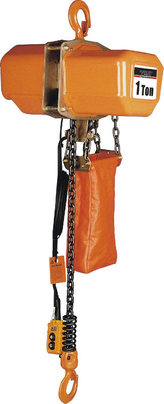 Energysaving Motor Solid Chain Bucket Electric Chain Hoists For Heavy 