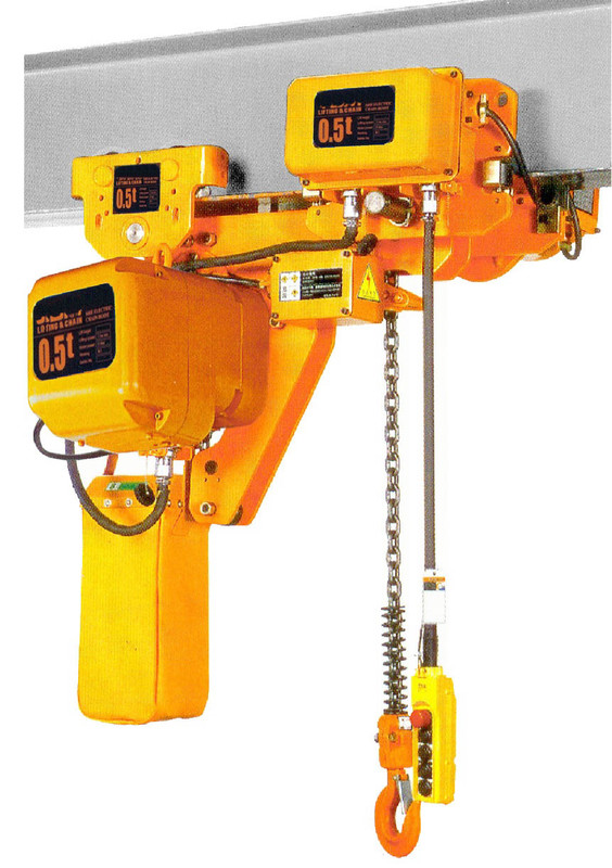 Lifting Height 68m Low Headroom 3 Ton Electric Chain Hoists EHK­L Type