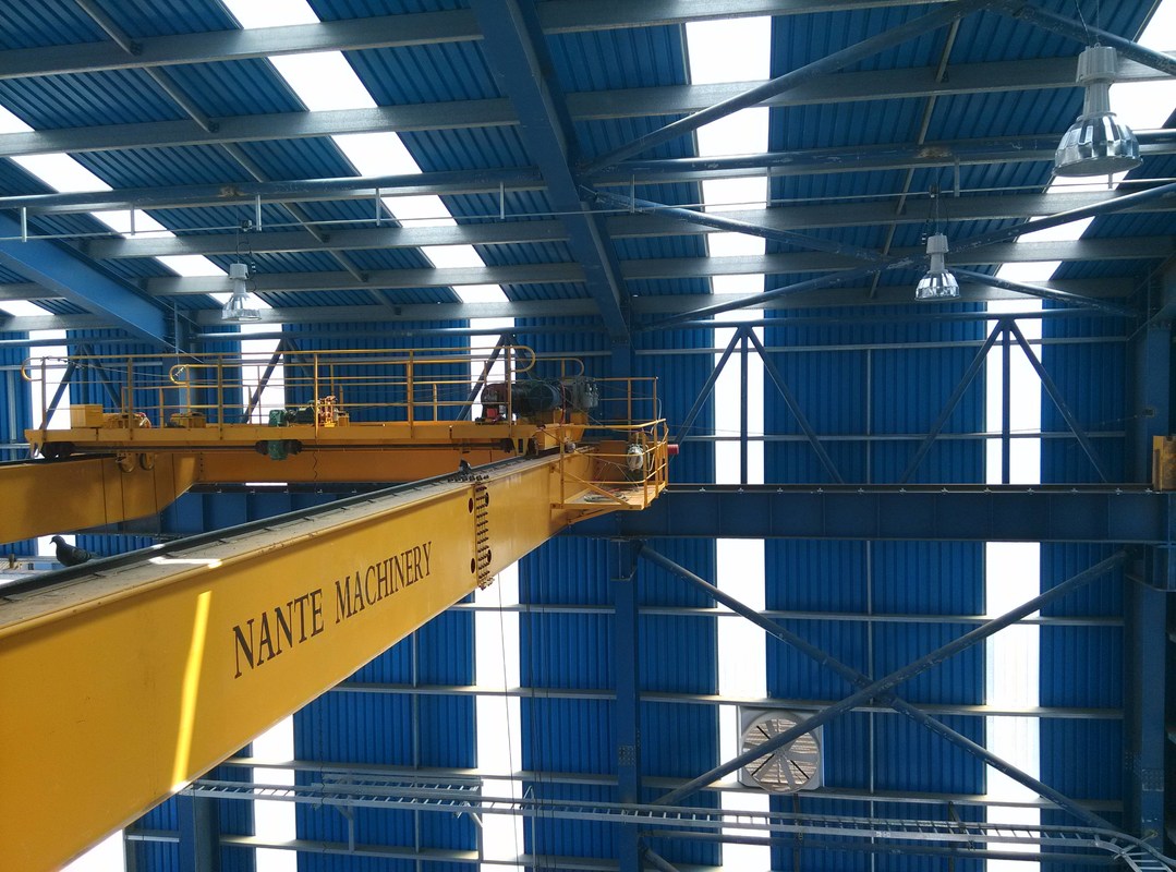 Small Industrial Double Girder Overhead Cranes For , Long Life