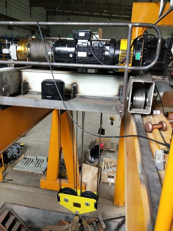 Electric Winch with Motor after Testing including Up & Down hoisting