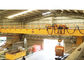 Warehouse Specialized Double Girder Hoist Crane 10-50ton Capacity In Yellow A5 Work Duty