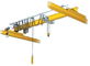 Lowhead Room Single Girder Overhead Cranes Yellow Color Q235B Material