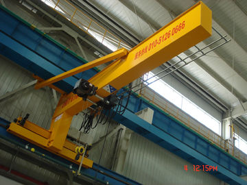 Compacted Frame Wall Traveling Truck Jib Cranes For Fitting &amp; Fabrication Workstation