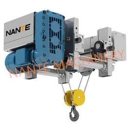 2T Ultra Low Headroom Hoist NHA Wire Rope Electric Power Hoist For Workshop