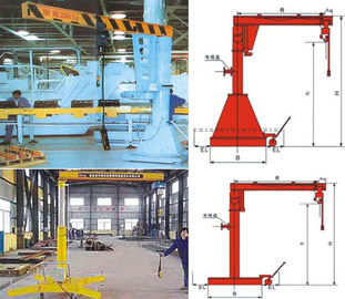 Custom Slewing Movable Jib Cranes with 500kg Max. Lifting Load for Marine Loading 500kg Capacity BX-Z type