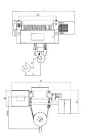 0.5 - 50 Ton Lifting Capacity Electric Portable Crane Hoist For Heavy Duty Industrial