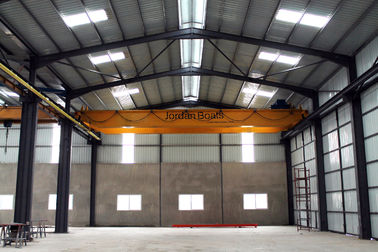 5T Double Girder Overhead Cranes , Electronic Safety Workshop Bridge Crane