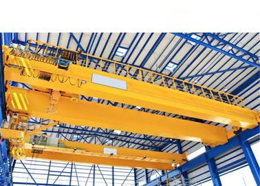 20t Double Girder Overhead Crane with 20m Span in Yellow A5 working duty