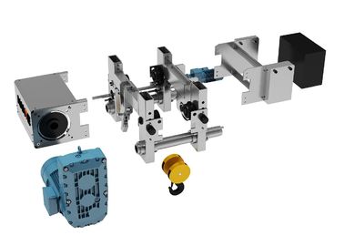 Single Girder Crane Motor Low Headroom Hoist