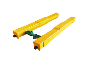 Electric Bridge Crane Parts End Carriage With Motor , Bridge Crane End Trucks